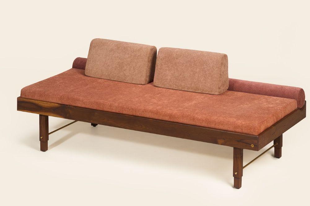 Ekaant (Day Bed) Wood +Upholstery + SS